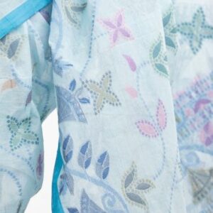 Blue Cotton Saree