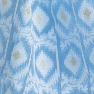 Sky Blue Half-silk Saree