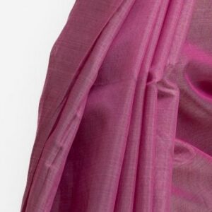 Purple Half-silk Saree