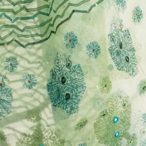Green Muslin Exclusive Saree