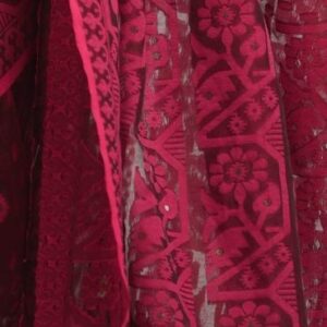 Red Half-Silk Saree