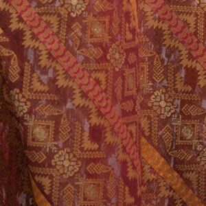 Coffee Half-silk Saree