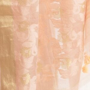 Khaki Half-silk Saree