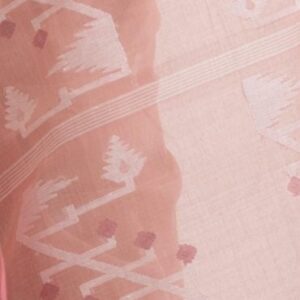 Pink Cotton Saree