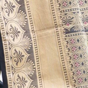 Blue Half-silk Saree