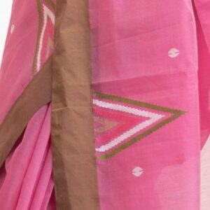 Pink Half-silk Saree