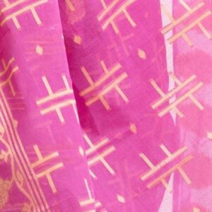 Teal Blue Cotton Saree