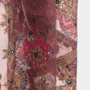 Mauve Muslin Exclusive Saree