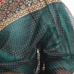 Black Muslin Exclusive Saree