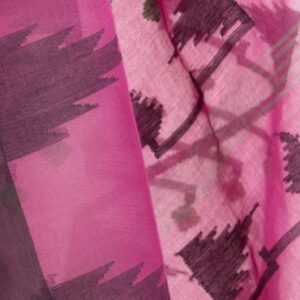 Purple Cotton Saree