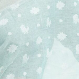 Sky Blue Cotton Saree