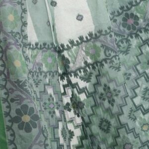 Green Cotton Saree