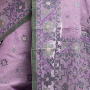 Purple Cotton Saree