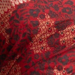 Maroon Cotton Saree